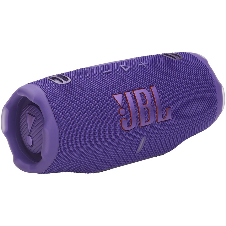 Преносима тонколона JBL Charge 6, 45 W, Bluetooth, Auracast, Powerbank, Fast charge, 28 часа живот на батерията, IP68, Лилав