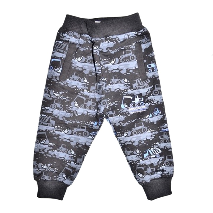 Happy House WB-3466 fiú pamut nadrág, fekete 117105