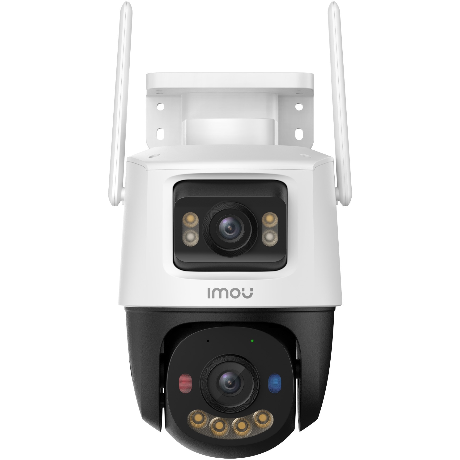 Camera de supraveghere Wireless IMOU Cruiser Dual 2 Pro IPC-S7XFP-8U0WED cu Pan/Tilt 360 grade, 4+4MP, 2560x1440, 8x Digital Zoom, Aurora™ Full-Color Night Vision, Smart Detection,