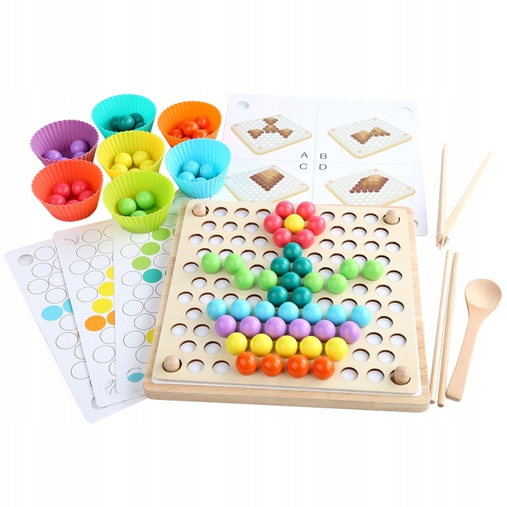 Játék, Montessori, Oktató kirakó, 3 éves kortól