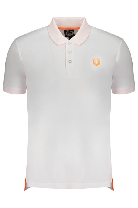 Férfi póló, GIAN MARCO VENTURI, 100% pamut, fehér, AU01628FABIEN, Fehér