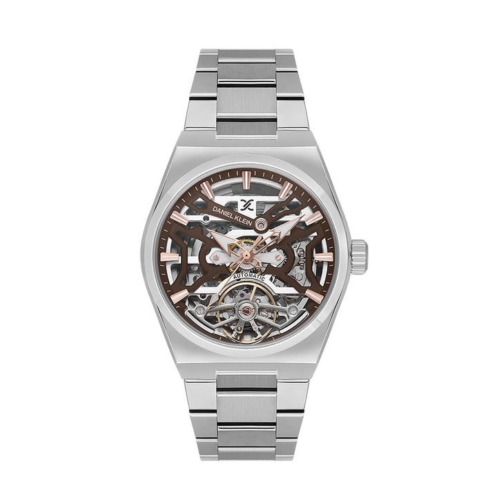 Ceas pentru barbati Daniel Klein Skeleton DK.1, Argintiu