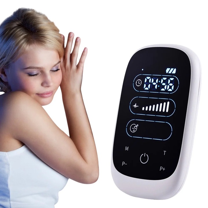 Dispozitiv pentru Somn si Relaxare, Amelioreaza Anxietatea, Insomnia si Depresia, Tehnologie CES Fara Efecte Secundare