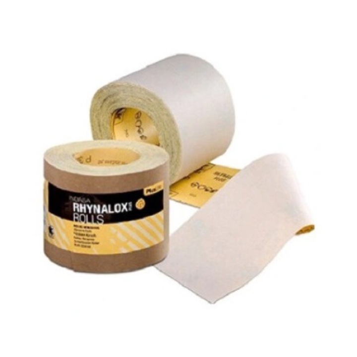 Rola de hartie abraziva Indasa Plus Line Rhynanalox 115mm x 50m P240