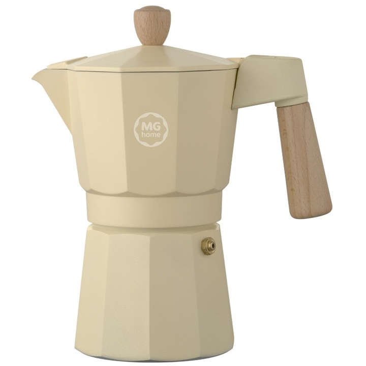 Filtru de cafea traditional 300 ml MG Home Lungo aparat de cafea sub presiune pentru 6 cesti de espresso