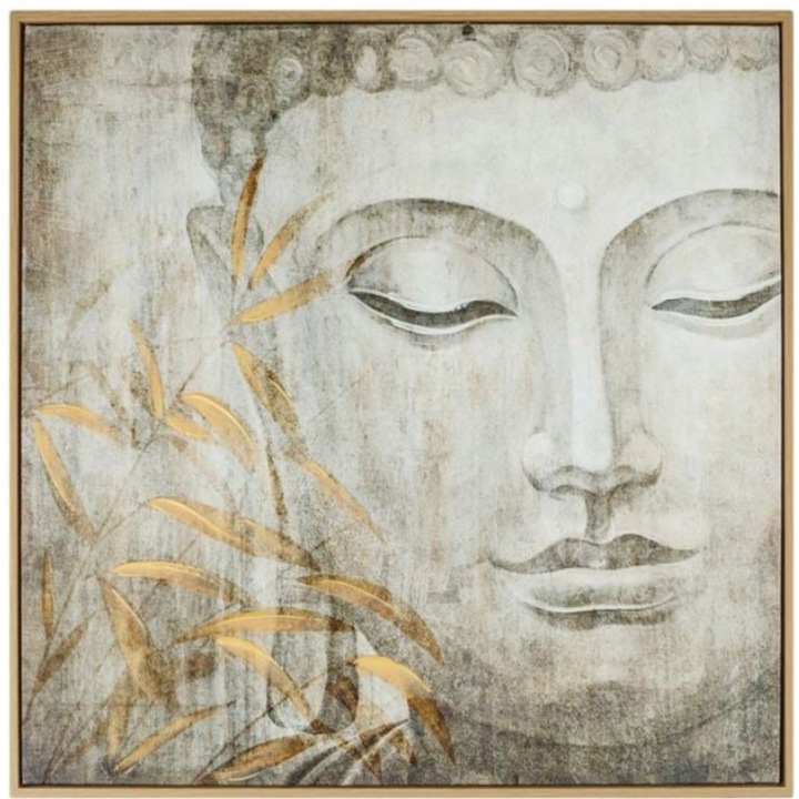 Tablou in Ulei Model Budhha 57x57x2.5cm