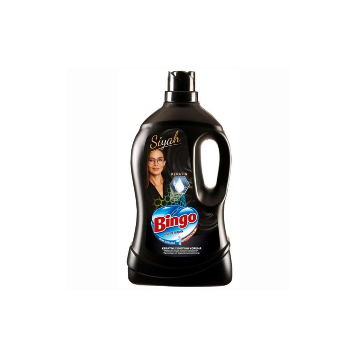 Bingo Detergent Lichid Rufe Negre 3 L, 50 Spalari