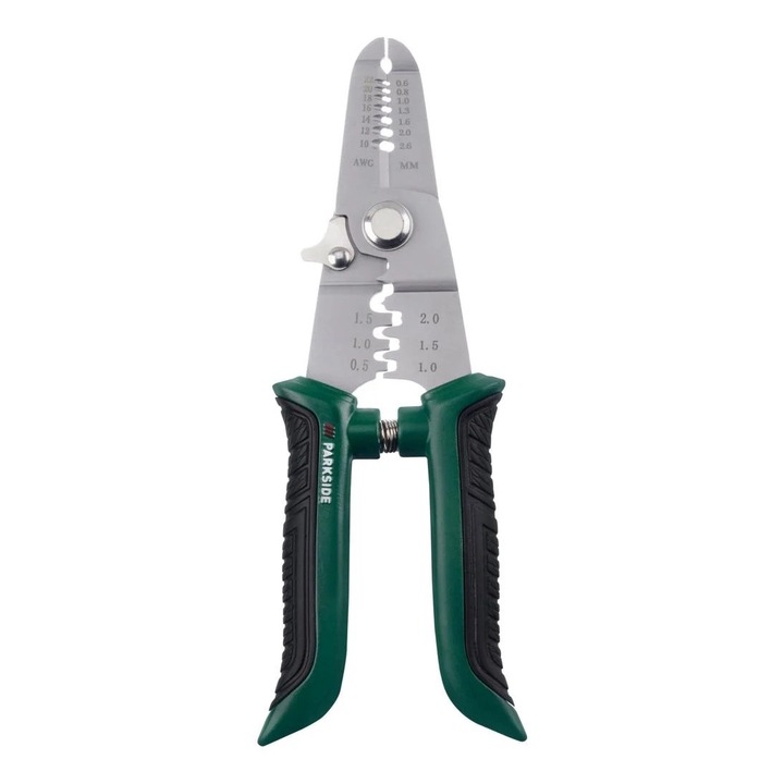 Cleste PREMIUM PARKSIDE multifunctional pentru taiere, preizolare si ondulare cablu, pentru decuparea si sertizarea usoara