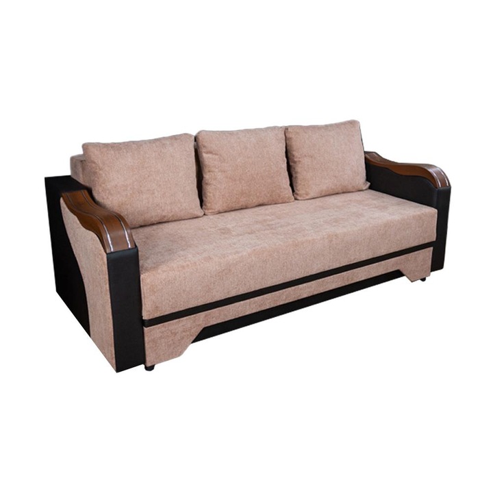 Canapea Extensibila Bianca Memory, 108 x 220 x 81 cm, Aragon 62