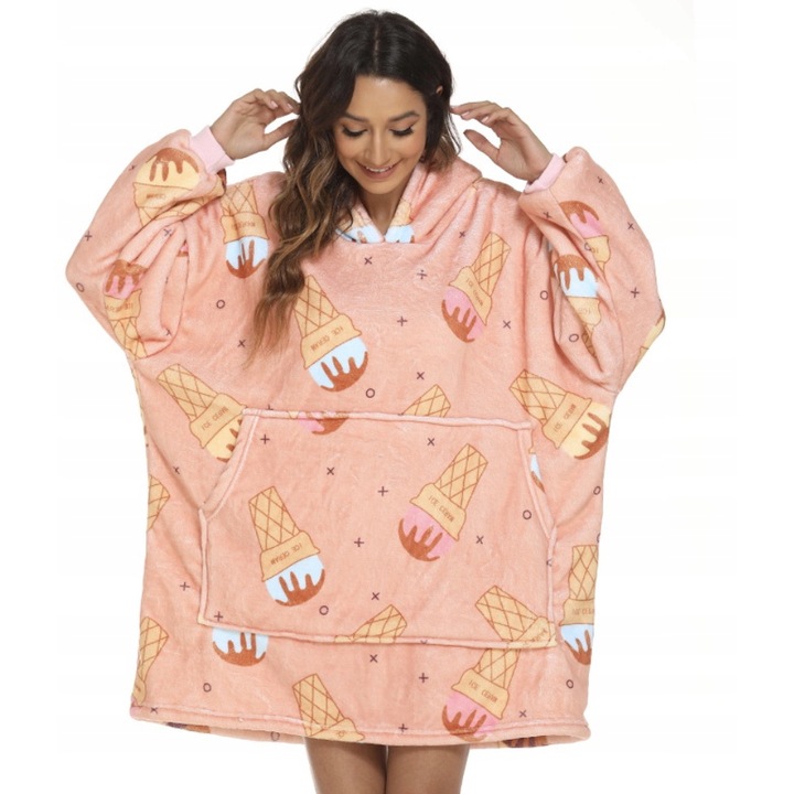 Hanorac, Comfy, Inghetata, Oversize, Warm