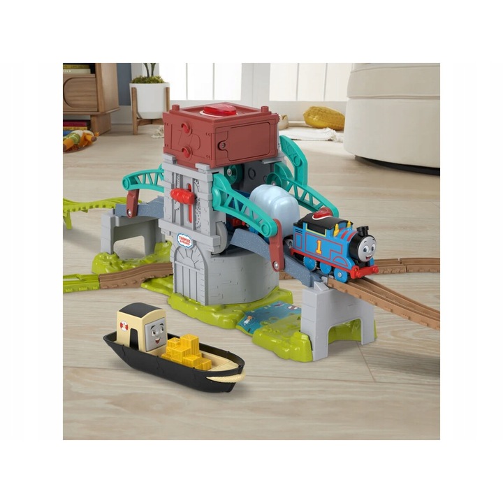Mattel Thomas & Friends vonatkészlet, 2,4 m, interaktív hangok, fiúknak