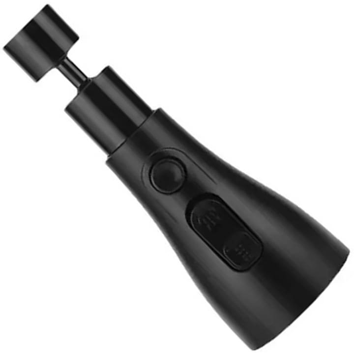 VarioShop® forgatható csaptelep levegőztető, univerzális, 3 permetezési mód, G1/2 menet, 360°-os forgás, víztakarékos, rugalmas, egyszerű telepítés, fekete