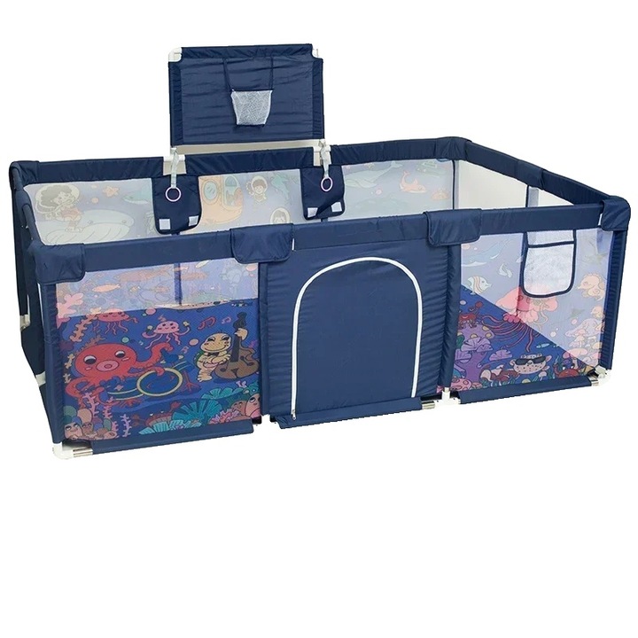 Tarc pentru copii, pentru copii 0-6 ani, albastru, fara usa