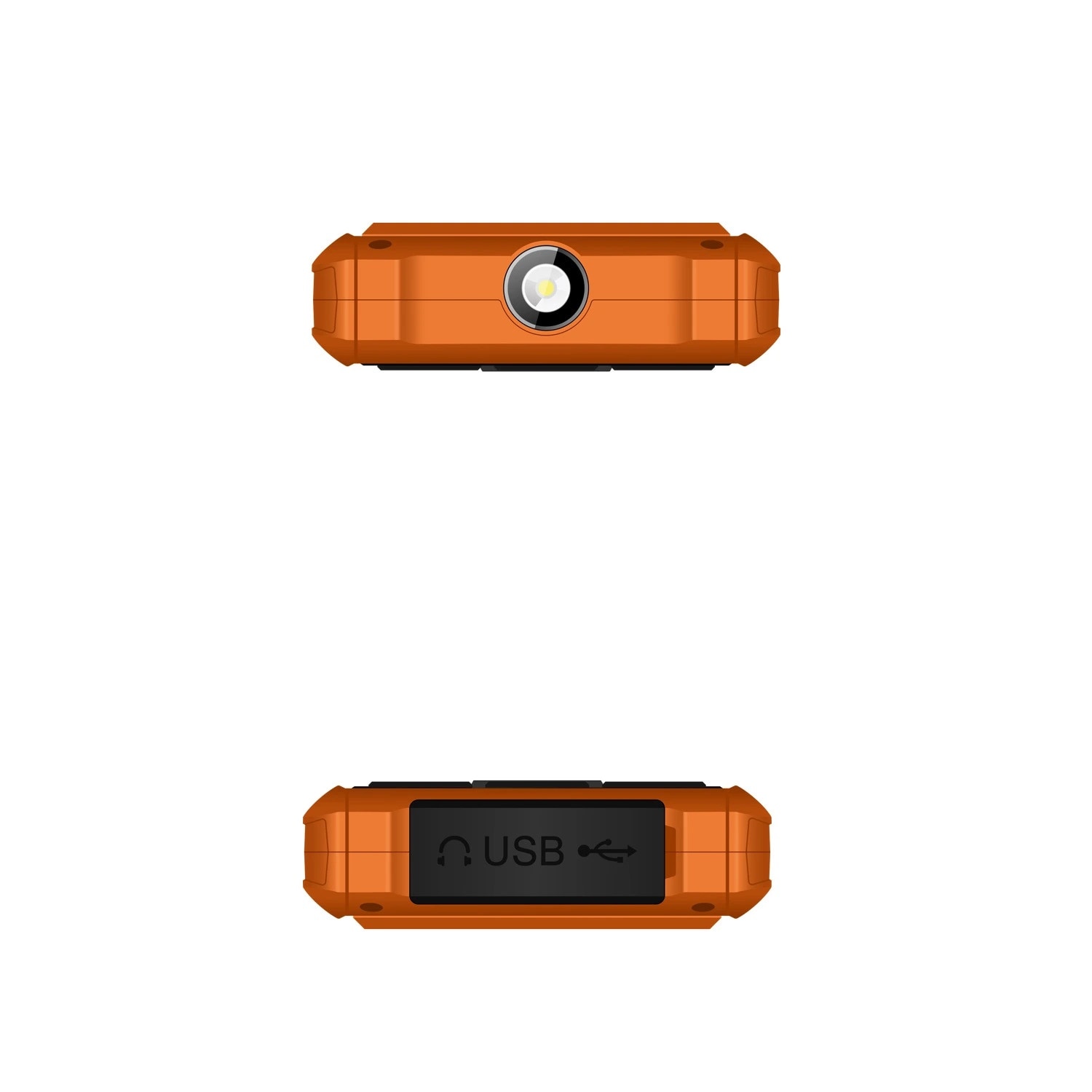 Evolveo StrongPhone H1, telefon rezistent si impermeabil, Dual SIM, IP68, 32 MB RAM, 2G, Portocaliu