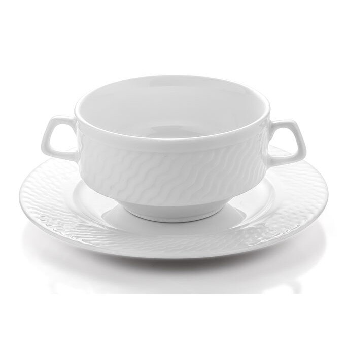 Bol consomme din portelan 450cc 12cm GURAL colectia PANAMA