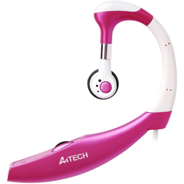 Слушалка A4TECH HS-12, Розов