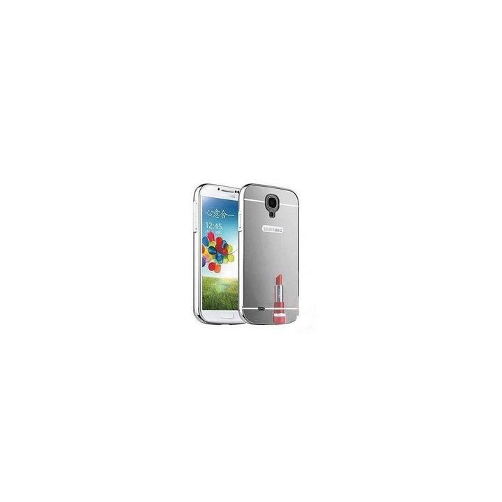 Алуминиев огледален сребърен калъф Iberry за Samsung Galaxy S4 I9500,I9505