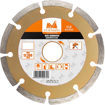 Disc diamantat, uscat, 150mm Disc diamantat, uscat, 150mm