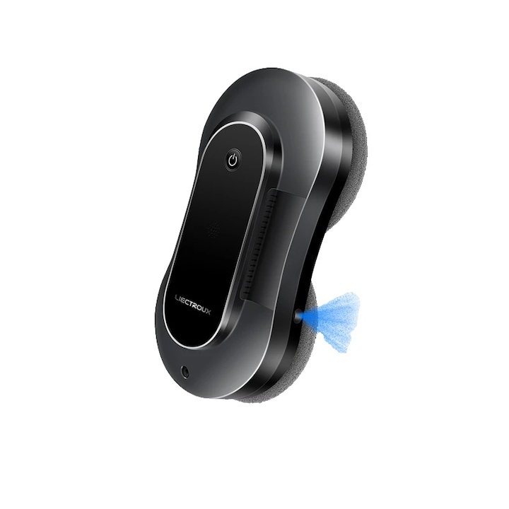 Aspirator robot pentru geamuri LIECTROUX YW810, navigare inteligenta, putere de aspiratie, negru, 295x145x82mm