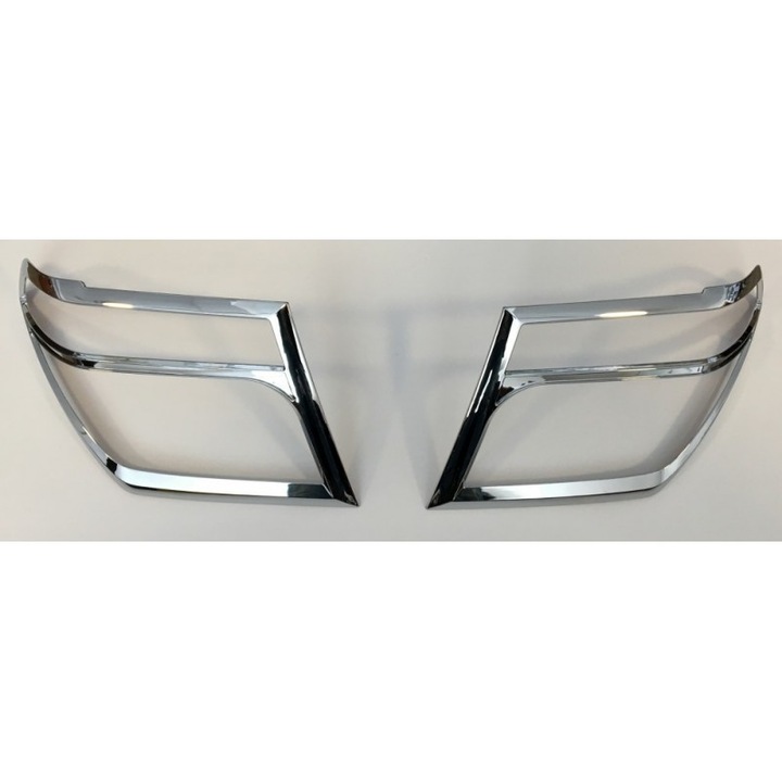 Хромирани лайстни за фарове Nissan Navara D40 2010 – 2015 NN10HLCC