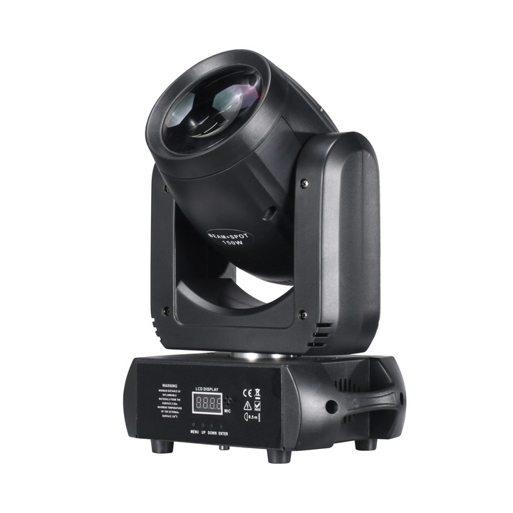 LED проектор 150W, 8 цвята, Gobo ефекти, комплект 2 броя, EU щепсел