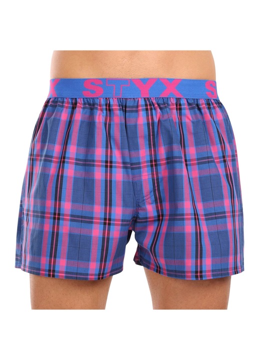 Lenjerie intima Pantaloni scurti barbati Styx sport cauciuc bumbac multicolor