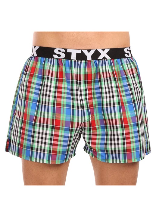 Pantaloni scurti Styx bumbac multicolor, Multicolor