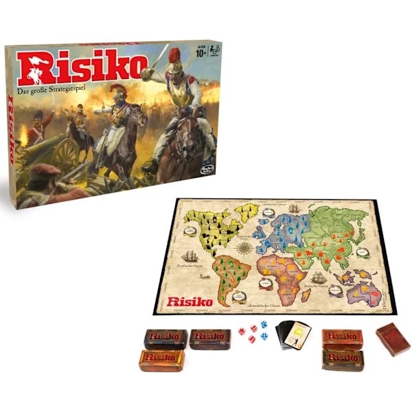 Joc de societate Risk, 2-5 jucători, misiuni secrete, aspect retro ...