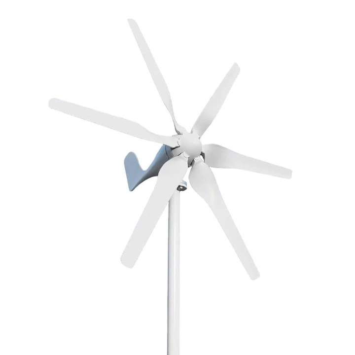Turbina Eoliana 3000W, 5 Palete, Control Hibrid, 12V/24V/48V, Design Robust