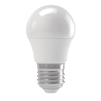 Bec LED ZL3907, lumina calda 3000K, 6W, 500lm, miniglob, E27, 20000 h functionare, garantie 2 ani, Emos Bec LED ZL3907, lumina calda 3000K, 6W, 500lm, miniglob, E27, 20000 h functionare, garantie 2 ani, Emos