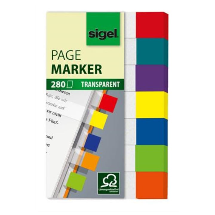 Etichete, Sigel, Plastic, 7x40, 20x50 mm, Multicolor