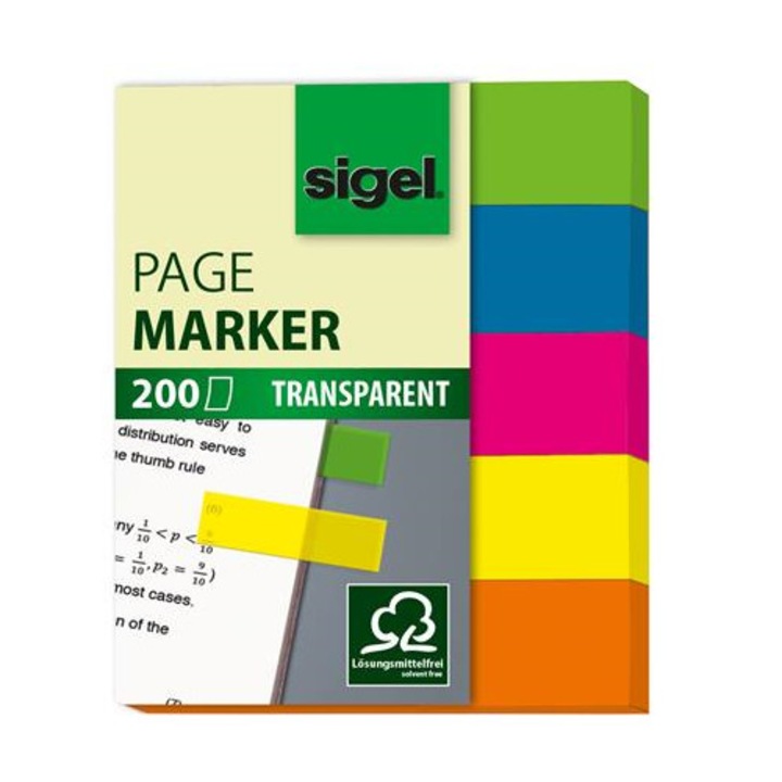 Etichete, Sigel, Plastic, 5x40, 12x50 mm, Multicolor