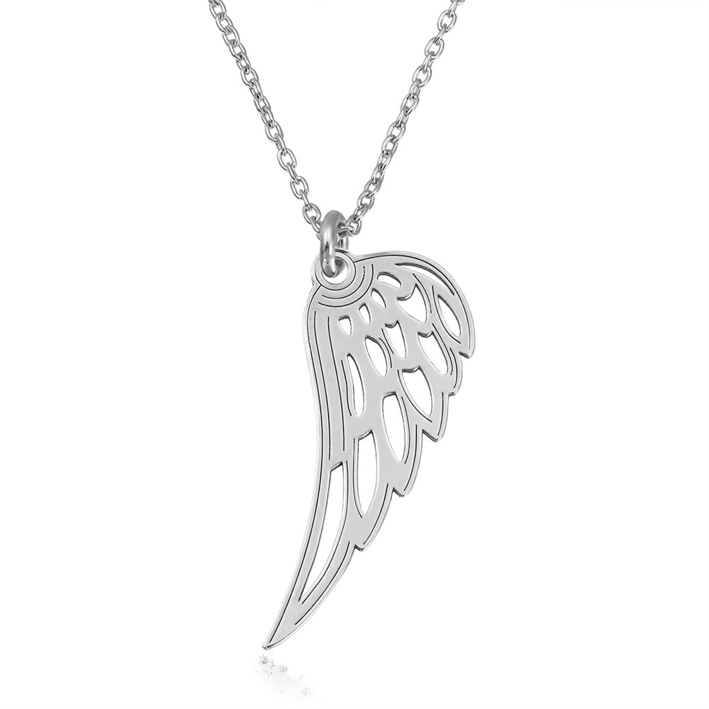 Colier Argint 925 placat cu rodiu cu pandantiv - Wing