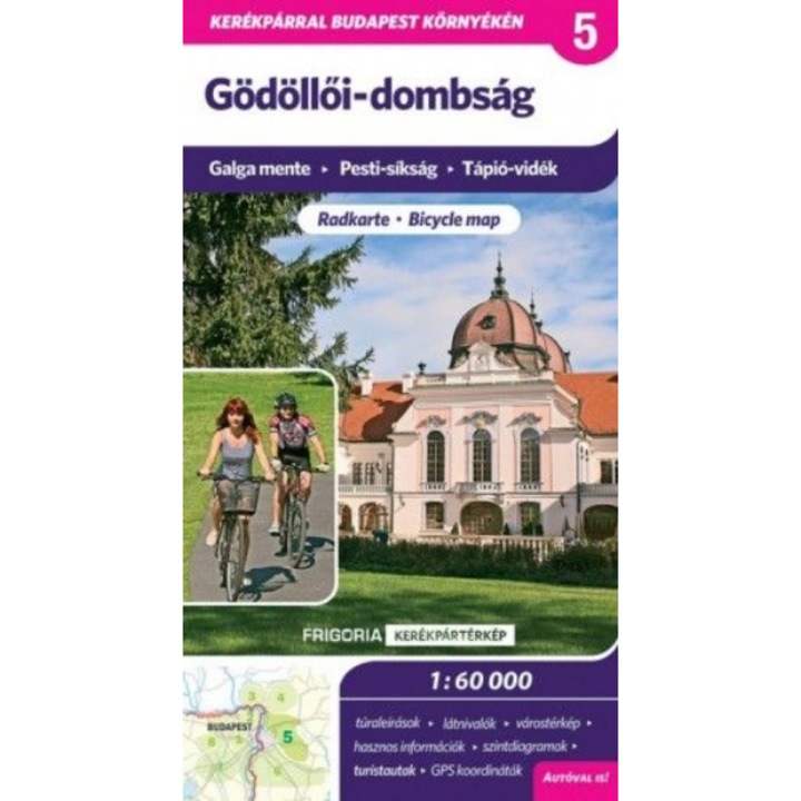 Gödöllői-dombság kerékpártérkép - 1:60000 - 2., aktualizált kiadás
