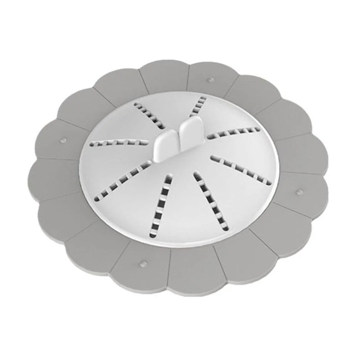 Капак за дренаж против неприятна миризма, 13,9x13,9 см, защита от насекоми, филтриране на косми и отпадъци, комплект от 1 брой