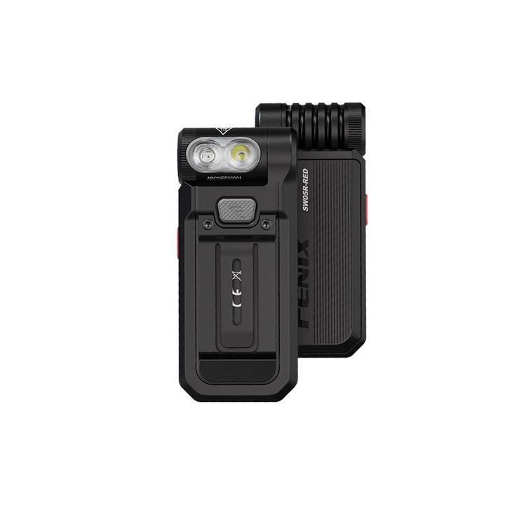Фенер Fenix, SW05R-RED, черен
