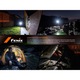 Lanterna Fenix E06R, 700 lumeni, 10 moduri de iluminare, Lumina UV si laser rosu, IP66, 69x29x16mm - gri