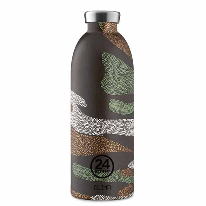 Бутилка 24 Bottles Camo Zone, Неръждаема стомана, 0% BPA, 12h/Cold, 24h/Hot, 500мл