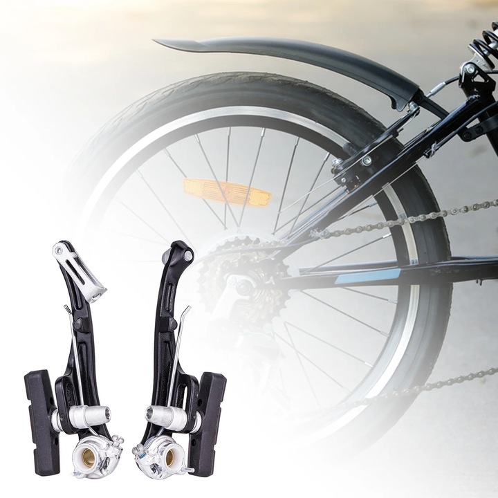 Комплект от 2 броя V-Brake за велосипед, алуминий, 12x3x1,5 см, многоцветни