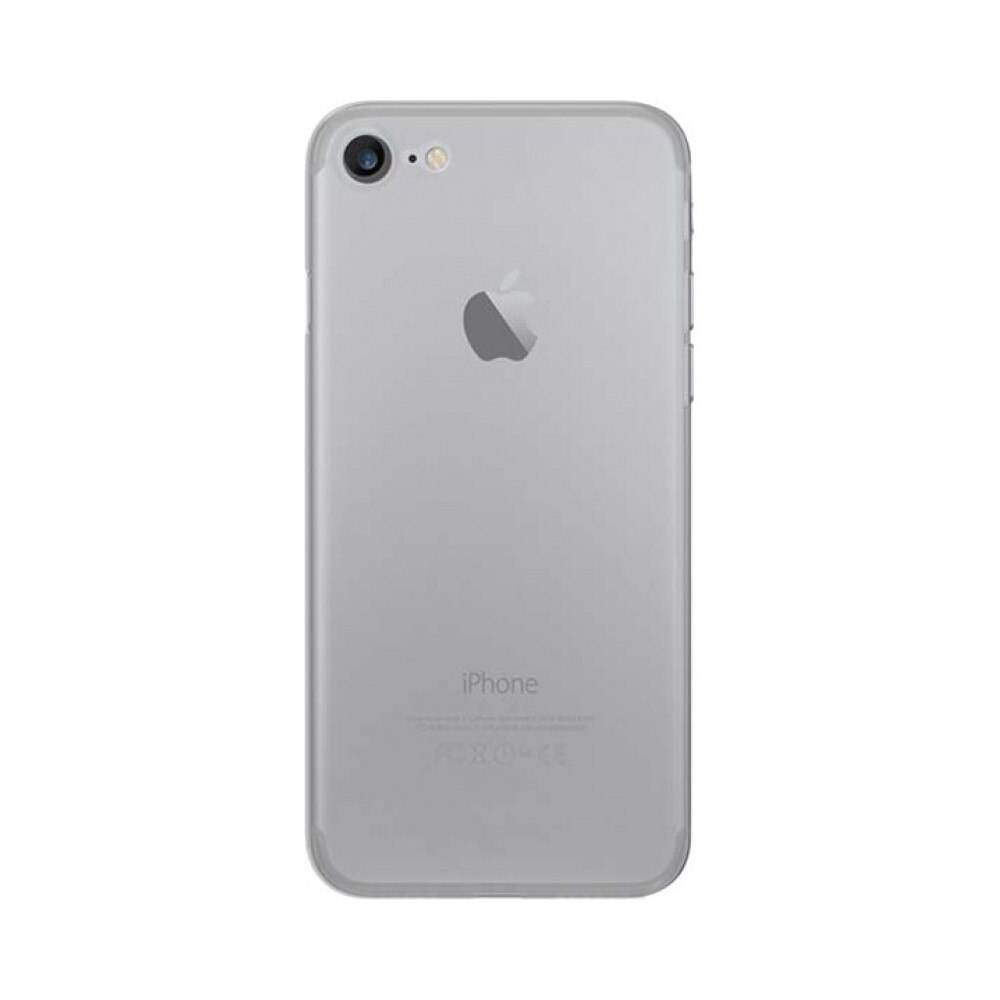 Husa de protectie Philo ULTRASLIM pentru iPhone 7 Plus, Silicon, Alba
