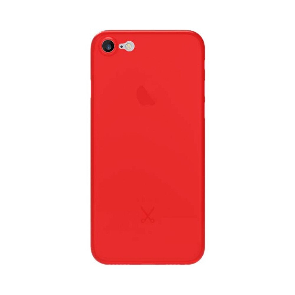 Husa de protectie Philo ULTRASLIM pentru iPhone 7, Silicon, Rosu