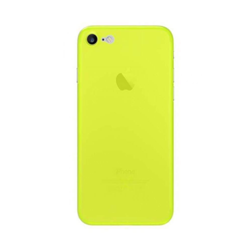 Husa de protectie Philo ULTRASLIM pentru iPhone 7, Silicon, Galben