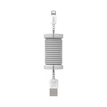 Cablu de date lightning, MFI, pentru iPhone, Philo SPOOL CABLE, 1m, Silver Cablu de date lightning, MFI, pentru iPhone, Philo SPOOL CABLE, 1m, Silver