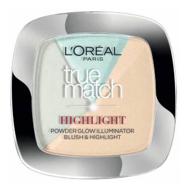 Paleta Cu 3 Iluminatoare L'oreal True Match HIGHLIGHT - 302 R/C Icy Glow, 9 gr