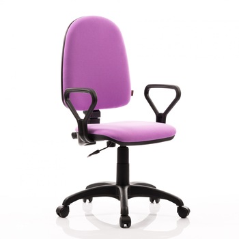 Scaun ergonomic CONFORT 50 LUX, baza PP, contact permanent, brate fixe, stofa, Lila, QMOBILI Scaun ergonomic CONFORT 50 LUX, baza PP, contact permanent, brate fixe, stofa, Lila, QMOBILI