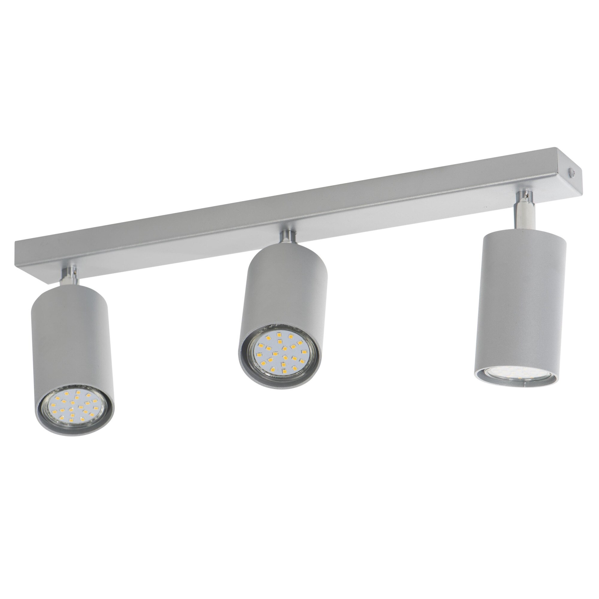 Plafoniera Rolos 3, 3 x 40 W, Gri