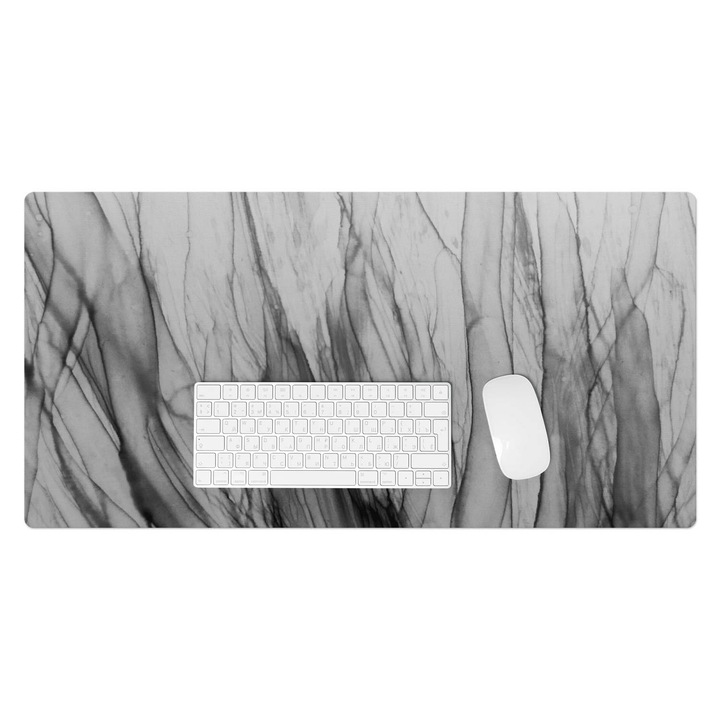 Mapa birou, Wallfluent, Dunuri abstracte, Gri, 90x45 cm, 010250300040100282659