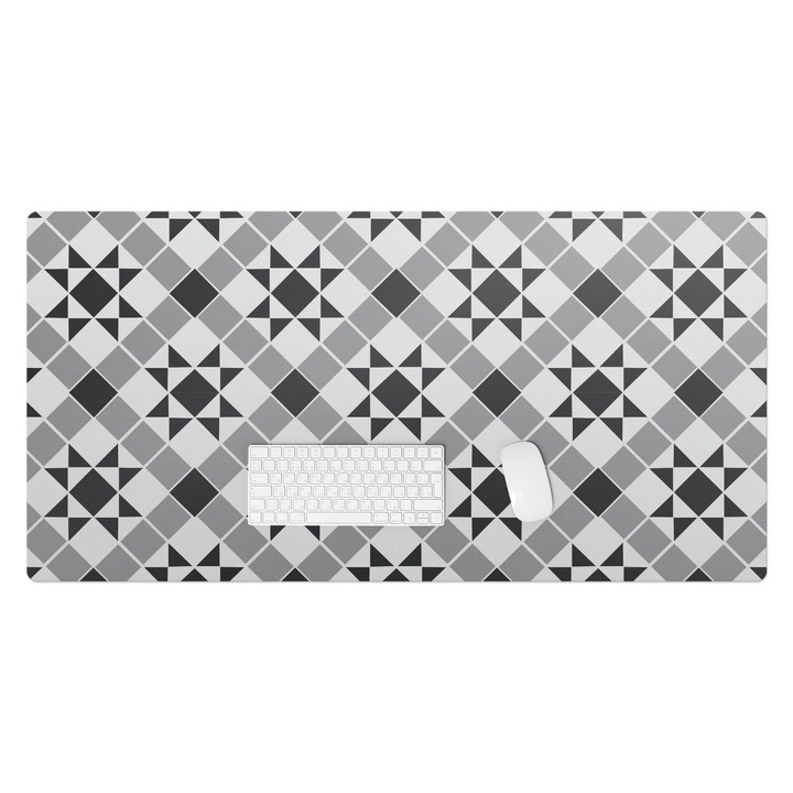 Mapa de birou, Wallfluent, Model stea geometric, Multicolor, 120x60 cm, 010250300030100020396