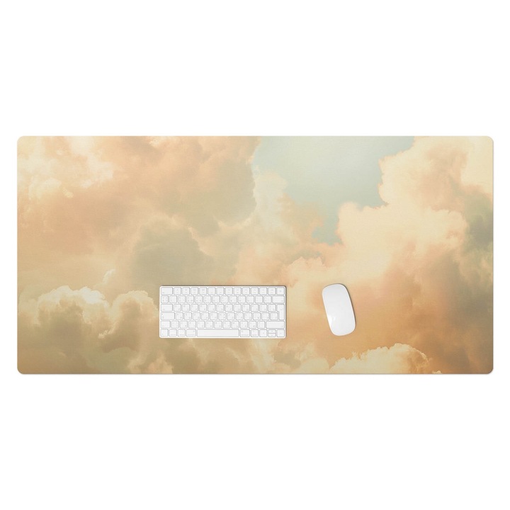 Mapa birou, Wallfluent, Nori pastel, Bej, 120x60 cm, 010250300030100282738