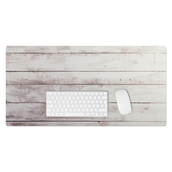 Mapa pentru birou, Wallfluent, Textura din lemn, Bej, 90x45 cm, 010250300040100088224